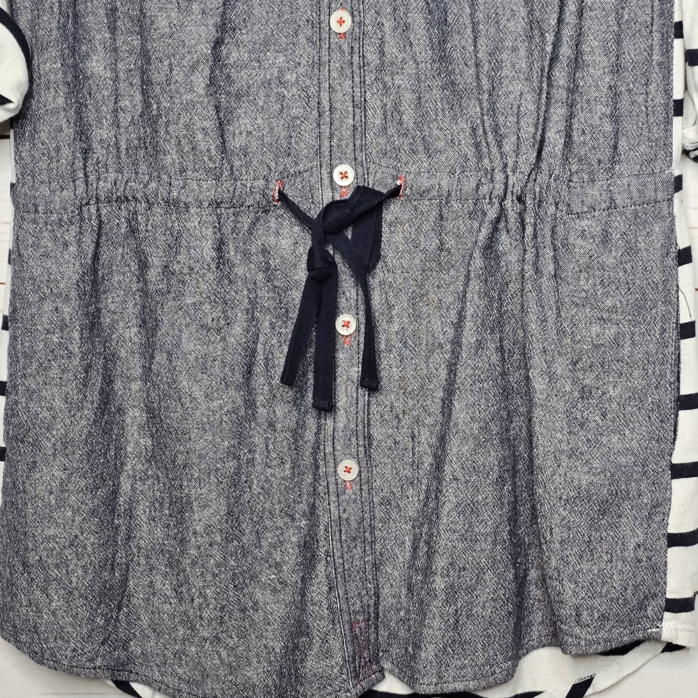 Anthropologie Postmark Rowena Roll-Tab Sleeve Tunic - Picture 4 of 9